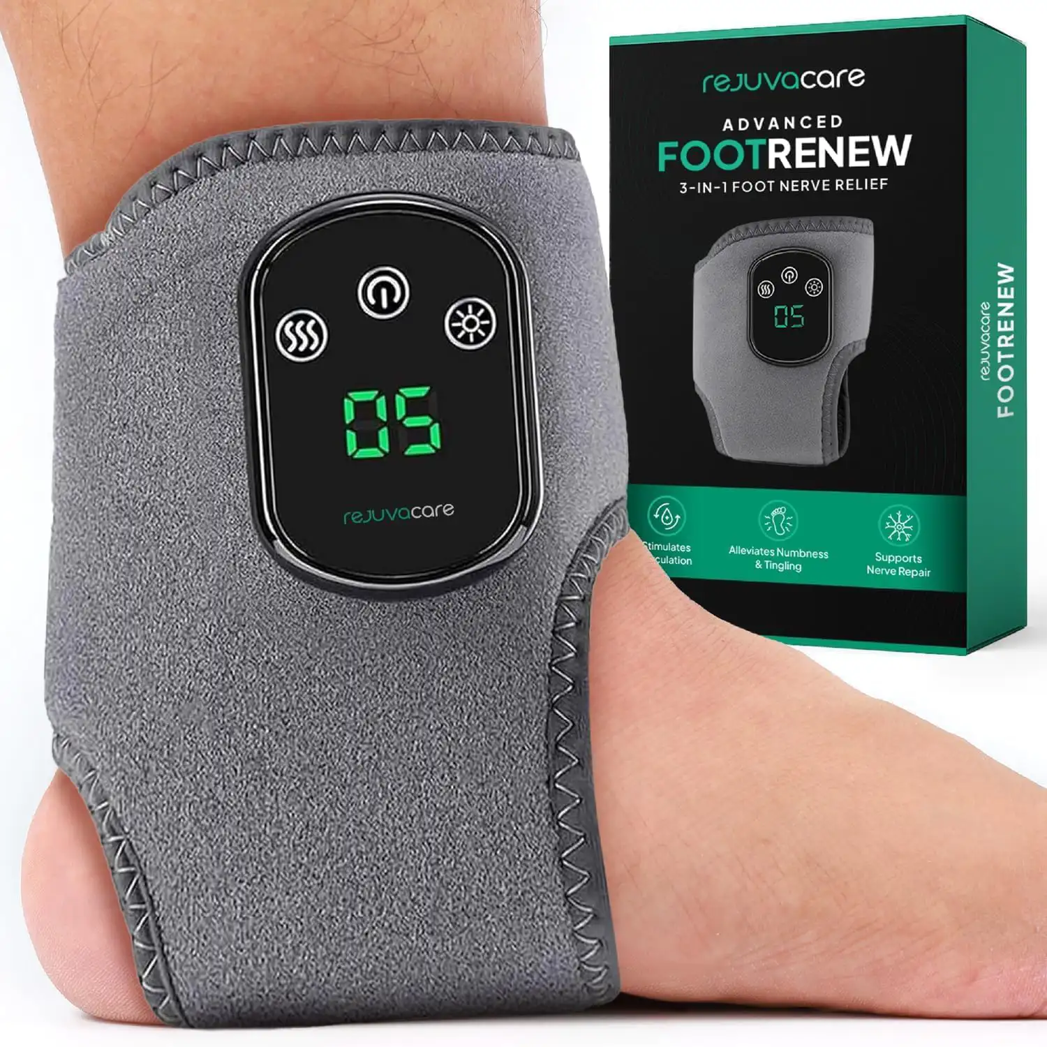 FootRenew compression foot massager wrap