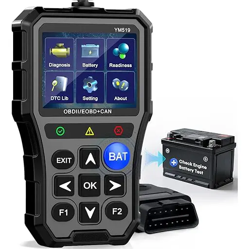 AMTIFO OBD2 Scanner with Battery Tester